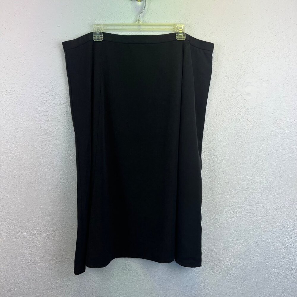 Sag Harbor Women's Black A Line Skirt - Size 20W - Picture 1 of 7